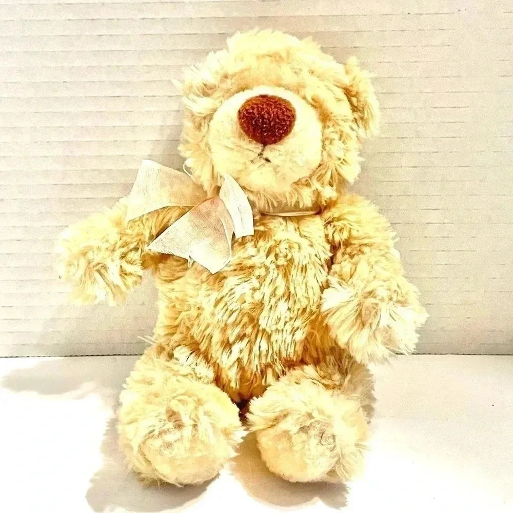 Gund Teddy Bear Plush 9” Stuffed Animal Blonde Tan